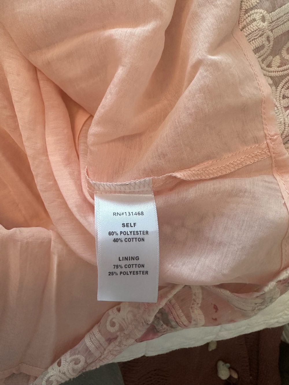 Fate All In A Dream Blush Pink Watercolor Floral Blouse - Shop The Mint NWOT - Picture 9 of 11